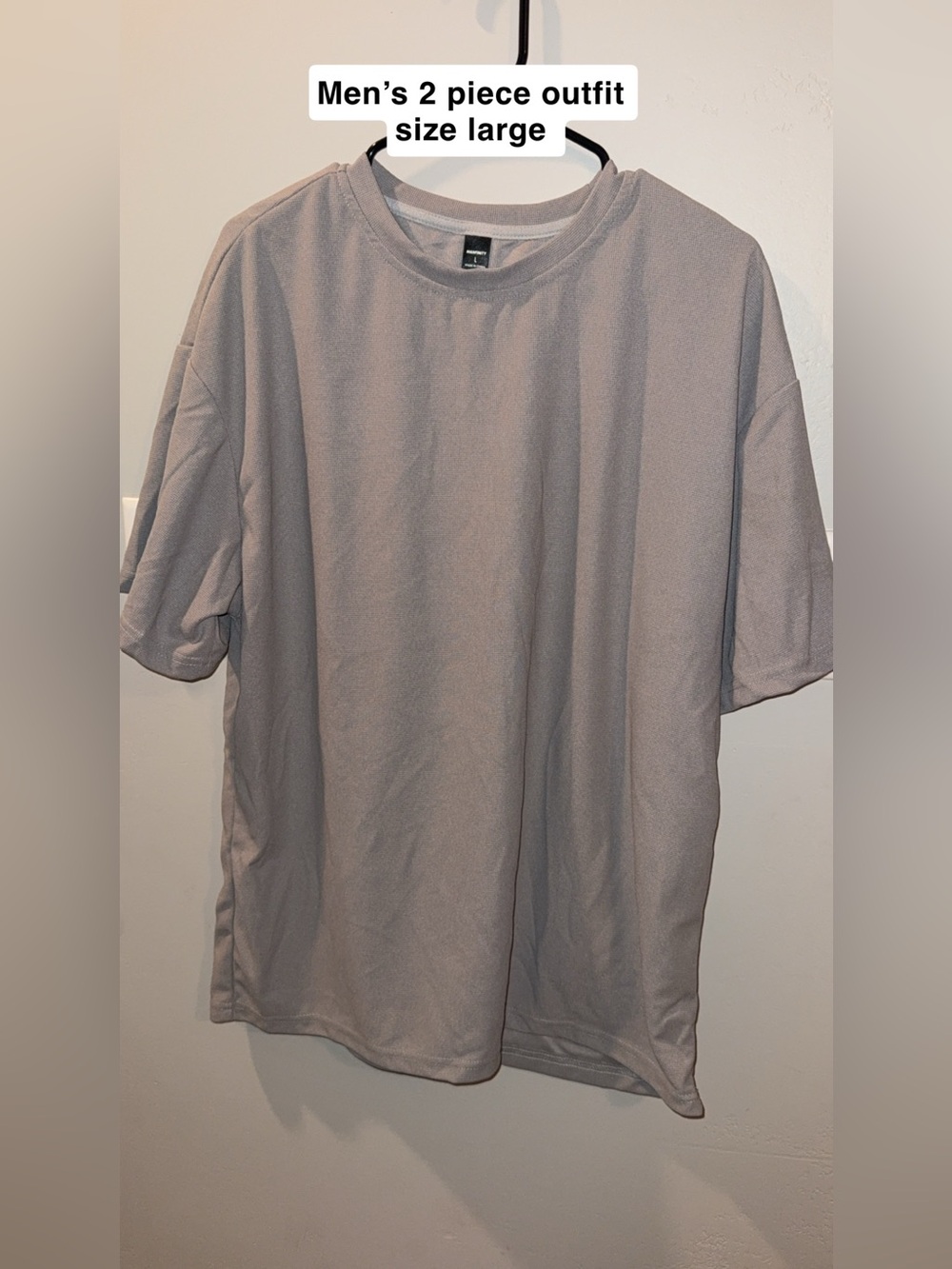 Men's Relaxed Crew Neck T-Shirt + shorts outfit